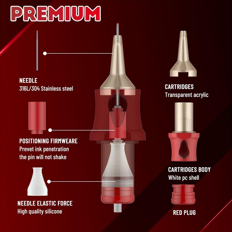 12RL Series Tattoo Integrated Needle Secant Needle Fogging Needle