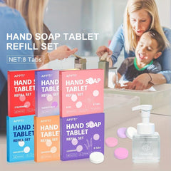 Lavender Hand Soap Flakes Travel Bath Slice Foaming Paper Soap Confetti