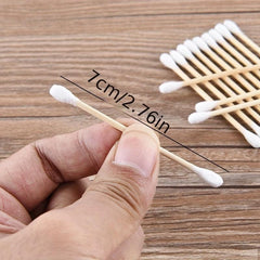 Disposable Cotton Swabs Double Round Tip Ear Nose Clean Beauty Tools