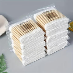 Disposable Cotton Swabs Double Round Tip Ear Nose Clean Beauty Tools