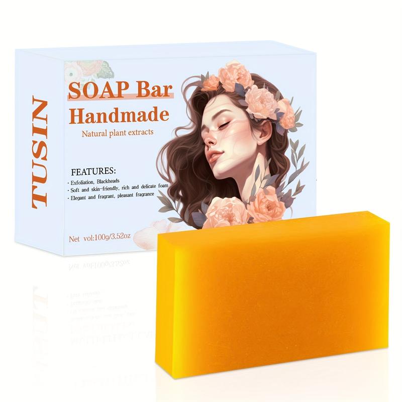 4pcs 100g Soap Bar Exfoliating Cleansing Soap Rich Creamy Lather