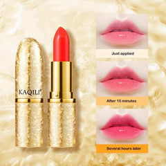 3 Colors Lipstick Lip Gloss Moisturizing Temperature Changing Lipstick
