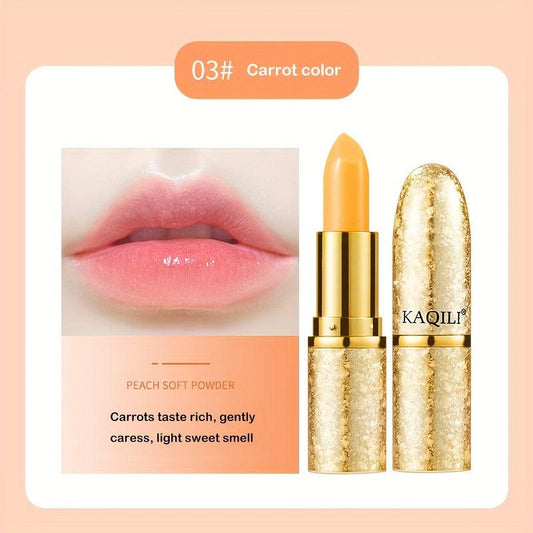 3 Colors Lipstick Lip Gloss Moisturizing Temperature Changing Lipstick