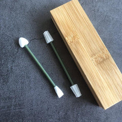 Reusable Cotton Swabs Silicone Swabs Double Head With Storage Case