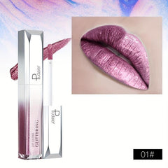 Glitter Finish Lip Gloss with Temperature Changing Formula