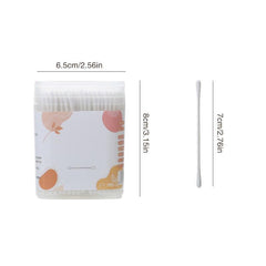 200 Soft Gentle Cotton Swabs Double Tips Ear Nose Cleaning Paper Stick