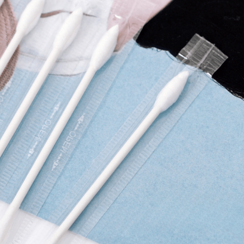 60pcs Double Head Cotton Swabs for Ear Nose Cleaning