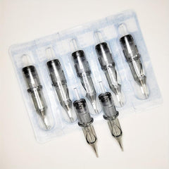 5 Pcs Tattoo Cartridge Needles Disposable Round Liner For Artists & Beginners
