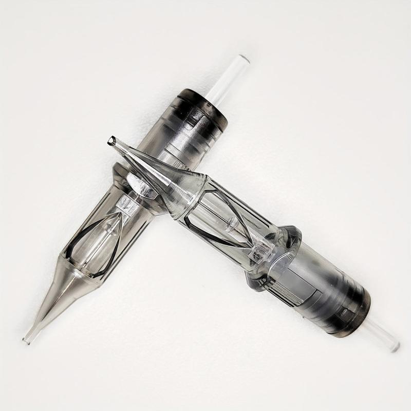 5 Pcs Tattoo Cartridge Needles Disposable Round Liner For Artists & Beginners