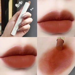 Matte Velvet Lipstick Natural Nude for Students Long Lasting