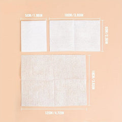 100pcs Stretchable Cosmetic Cotton Pads for Facial Makeup Removal
