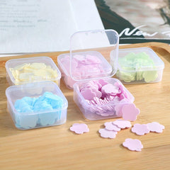 Portable Hand Wash Soap Papers Scented Slice Washing Hand Bath Travel