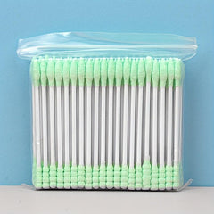 100pcs Mixed Disposable Makeup Cotton Buds with Paper Sticks