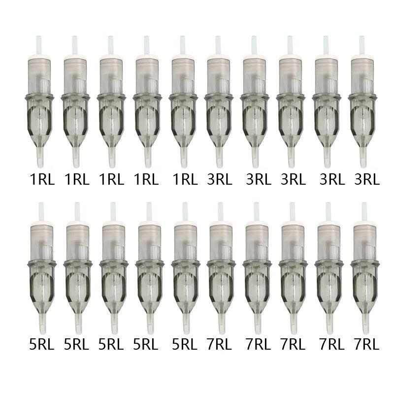 20pcs Tattoo Cartridge Needles Disposable Round Liner for Artists and Beginners