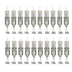 20pcs Tattoo Cartridge Needles Disposable Round Liner for Artists and Beginners