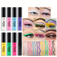 Colorful Halloween Eyeliner Pen Waterproof Smudge Proof 8 Colors