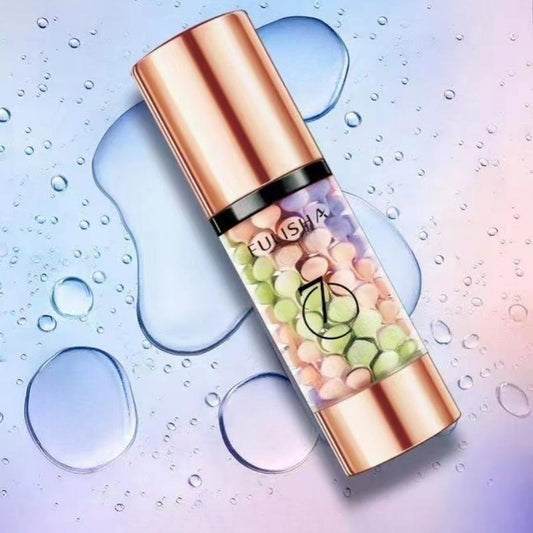 3 Rainbow Contouring Isolation Cream Pore Primer Correct Serum Face Makeup