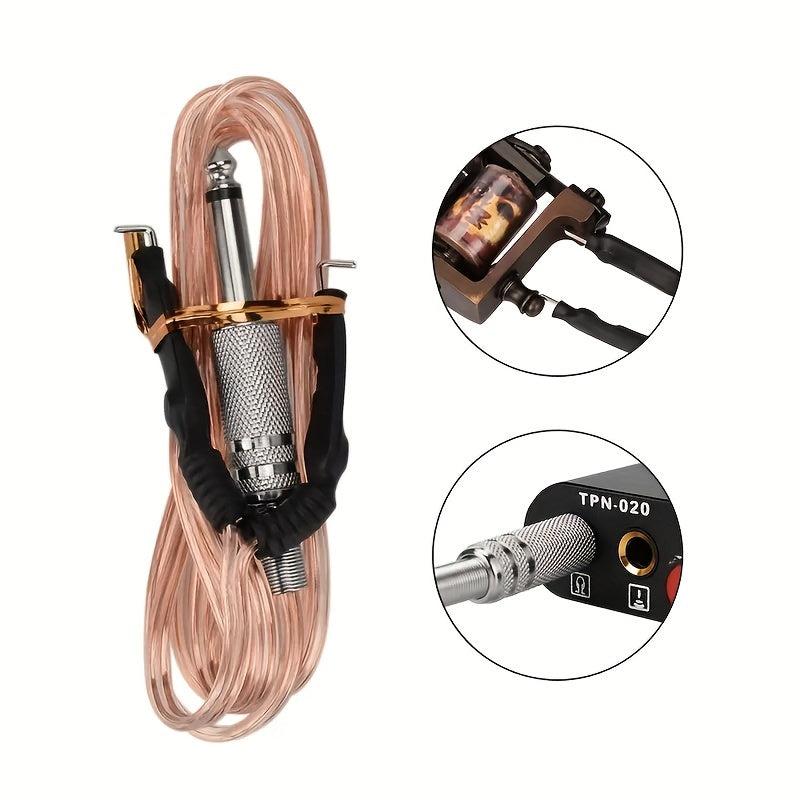 Tattoo Foot Pedal Kit w/ 1pc Machine Foot Switch Pedal & 2pcs Clip Cords