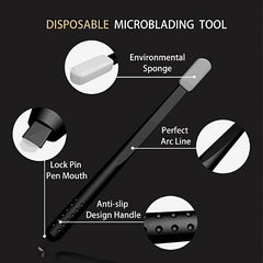 Microblading Pen 18U 0.18mm Disposable Eyebrow Permanent Makeup Pen