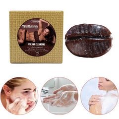 3pcs 100g Coffee Bean Soap Cleansing Bar for Skin