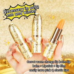 Carrot Warm Lip Balm Moisturizes Lips Christmas Halloween