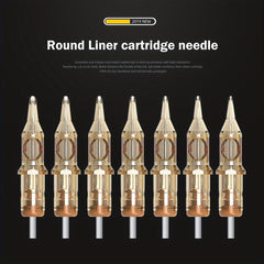 20pcs Tattoo Cartridge Needles Disposable Standard Round Liner Tattoo Supplies