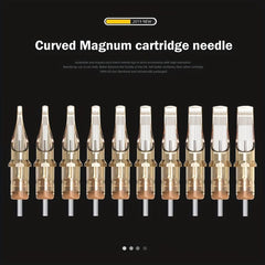 20pcs Tattoo Cartridge Needles Disposable Standard Round Liner Tattoo Supplies