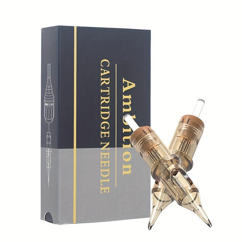 20pcs Tattoo Cartridge Needles Disposable Standard Round Liner Tattoo Supplies
