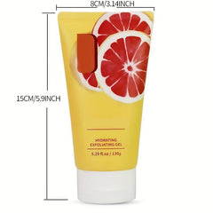Facial Exfoliating Dead Skin Gel - Grapefruit Green Tea Peach Flavor