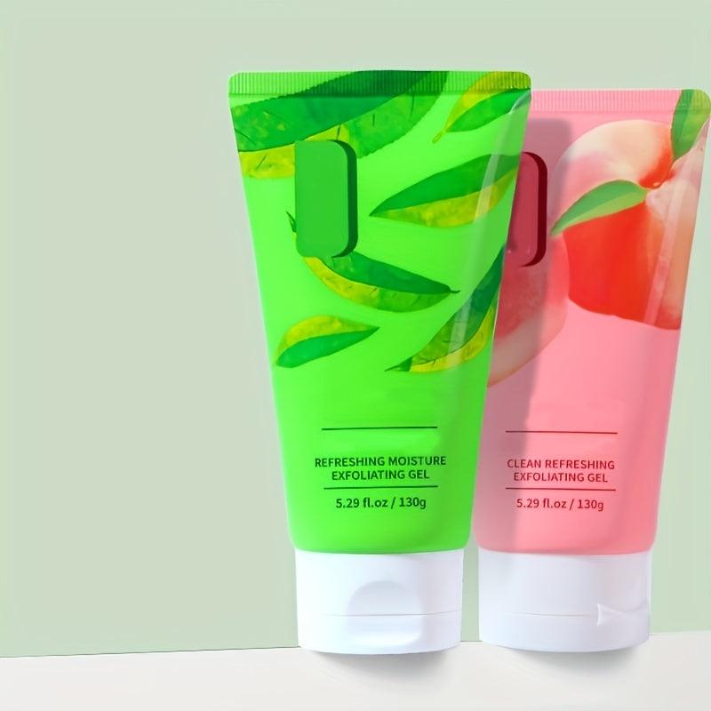 Facial Exfoliating Dead Skin Gel - Grapefruit Green Tea Peach Flavor