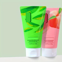 Facial Exfoliating Dead Skin Gel - Grapefruit Green Tea Peach Flavor
