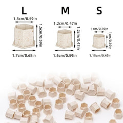Biodegradable Tattoo Ink Cups - Eco-Friendly Caps