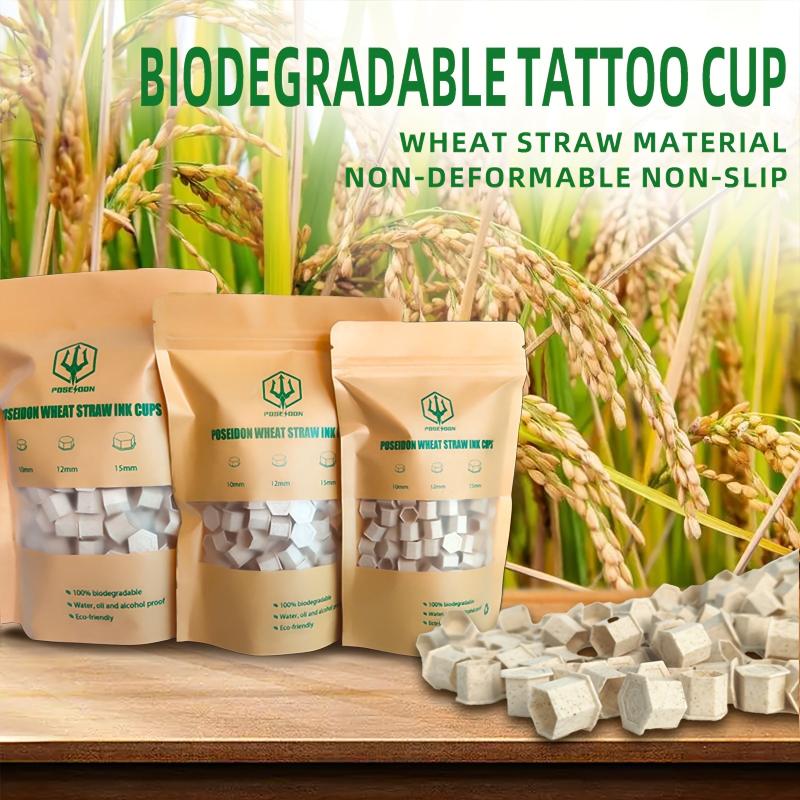 Biodegradable Tattoo Ink Cups - Eco-Friendly Caps
