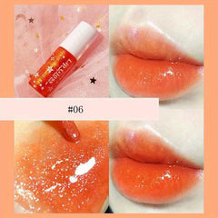 Pearly Glitter Liquid Lip Gloss Set - Long Lasting Moisturizing & Waterproof