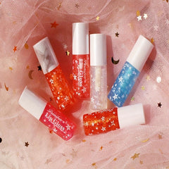 Pearly Glitter Liquid Lip Gloss Set - Long Lasting Moisturizing & Waterproof