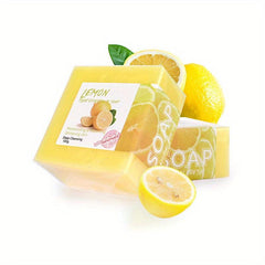 2pcs Lemon Soap 100g Deep Cleansing Exfoliating Face Body Care Unisex