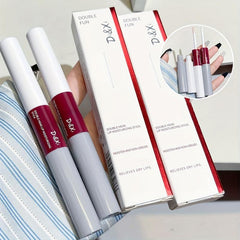 Double-Ended Lip Serum Moisturizing Lipstick Nourishing Hydrating Female