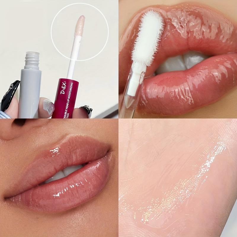 Double-Ended Lip Serum Moisturizing Lipstick Nourishing Hydrating Female