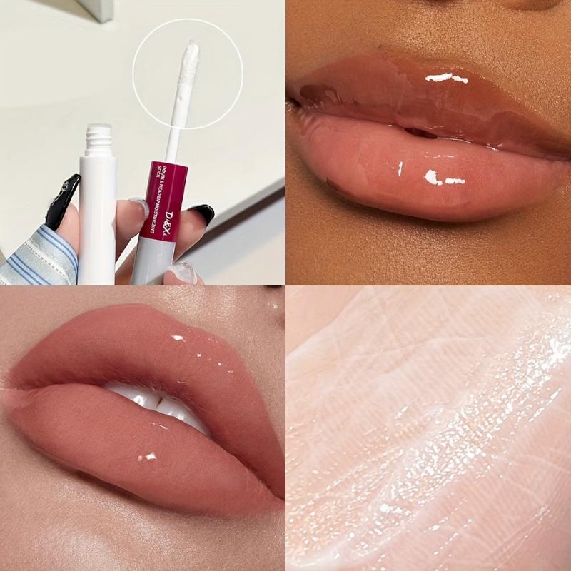 Double-Ended Lip Serum Moisturizing Lipstick Nourishing Hydrating Female
