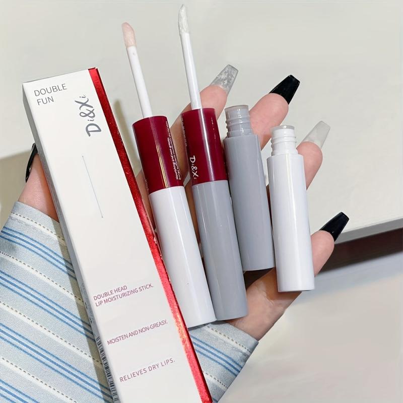 Double-Ended Lip Serum Moisturizing Lipstick Nourishing Hydrating Female