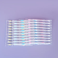 20pcs Disposable Cotton Swabs Individually Wrapped Round & Pointed Tip