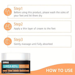 30ml Urea Cream 40 Foot Cream - Hyaluronic Acid Tea Tree Aloe Vera