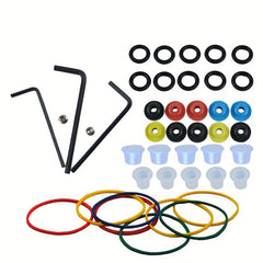 Colorful Tattoo Motor Accessories Set with Leather Case