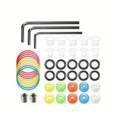Colorful Tattoo Motor Accessories Set with Leather Case