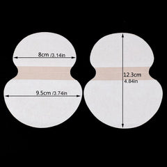 10pcs Unisex Summer Sweat Pads Disposable Armpit Absorb Sweat Shield Pad