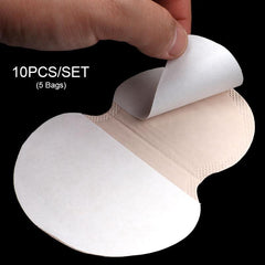 10pcs Unisex Summer Sweat Pads Disposable Armpit Absorb Sweat Shield Pad