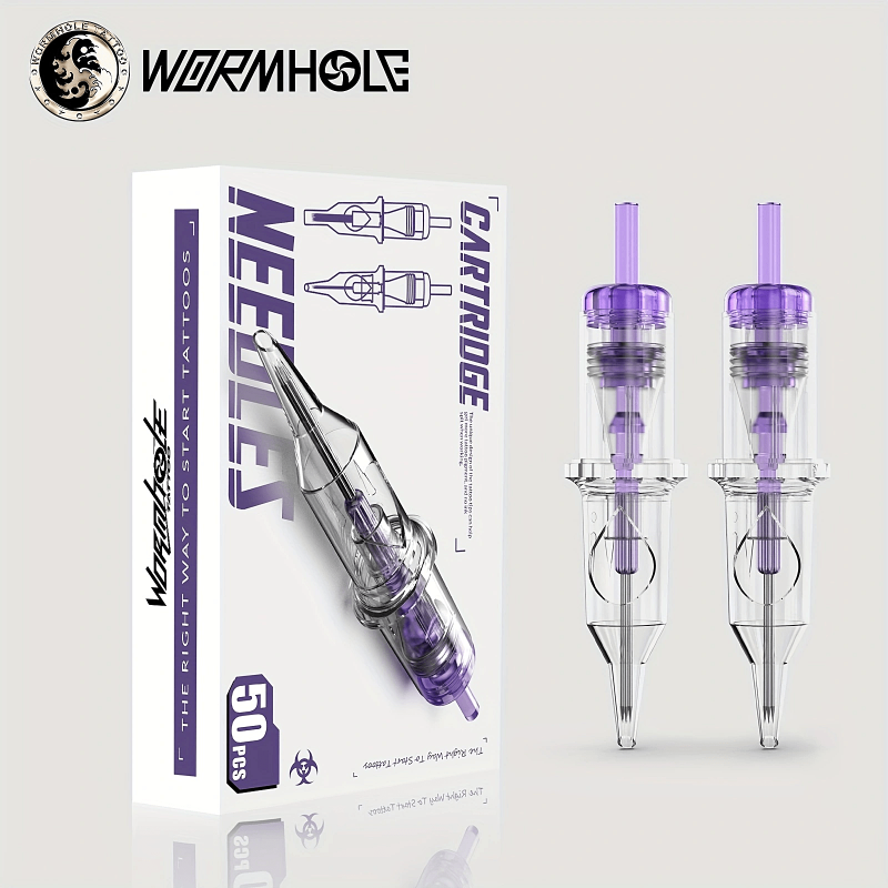 50pcs Tattoo Cartridge Needles Disposable 3RL 5RL 7RL 9RL 11RL Round Liner
