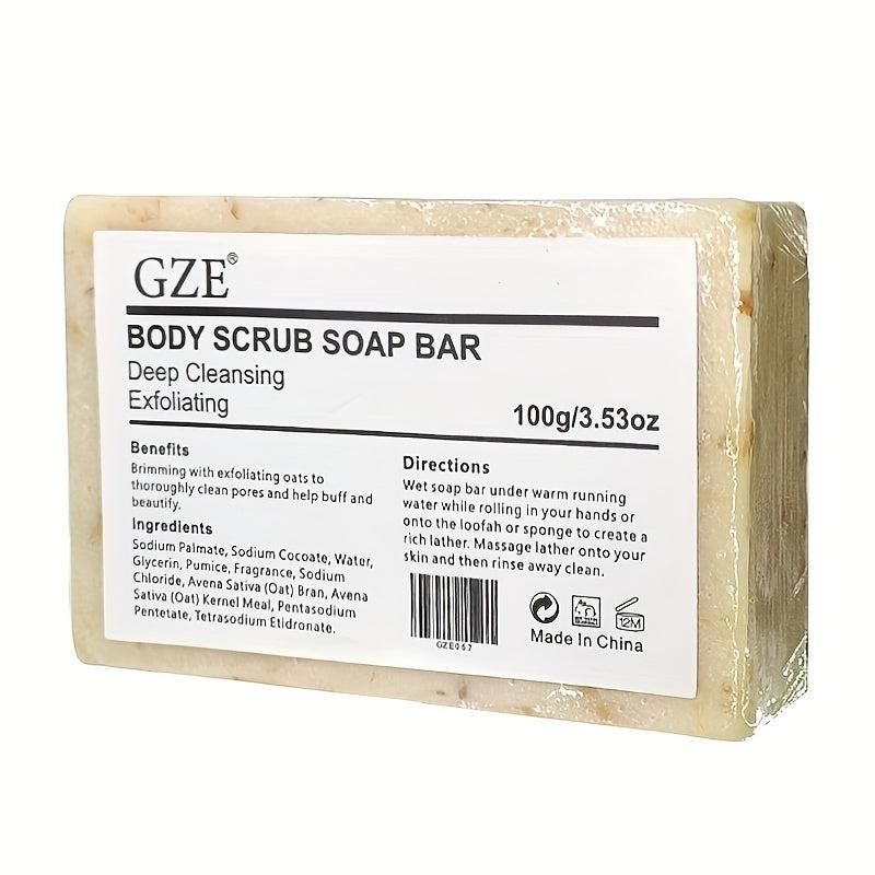 100g Men's Exfoliating Body Scrub Soap Bar