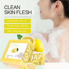 Lemon Soap 4 Pack Deep Cleansing Exfoliating Moisturizing Care Skin Care Soap