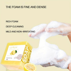 Lemon Soap 4 Pack Deep Cleansing Exfoliating Moisturizing Care Skin Care Soap